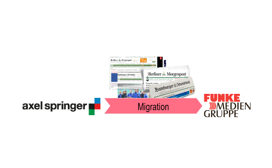 Migration von Zeitungsproduktion im laufenden Betrieb